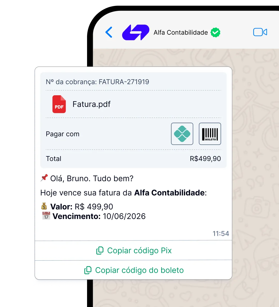 No vencimento