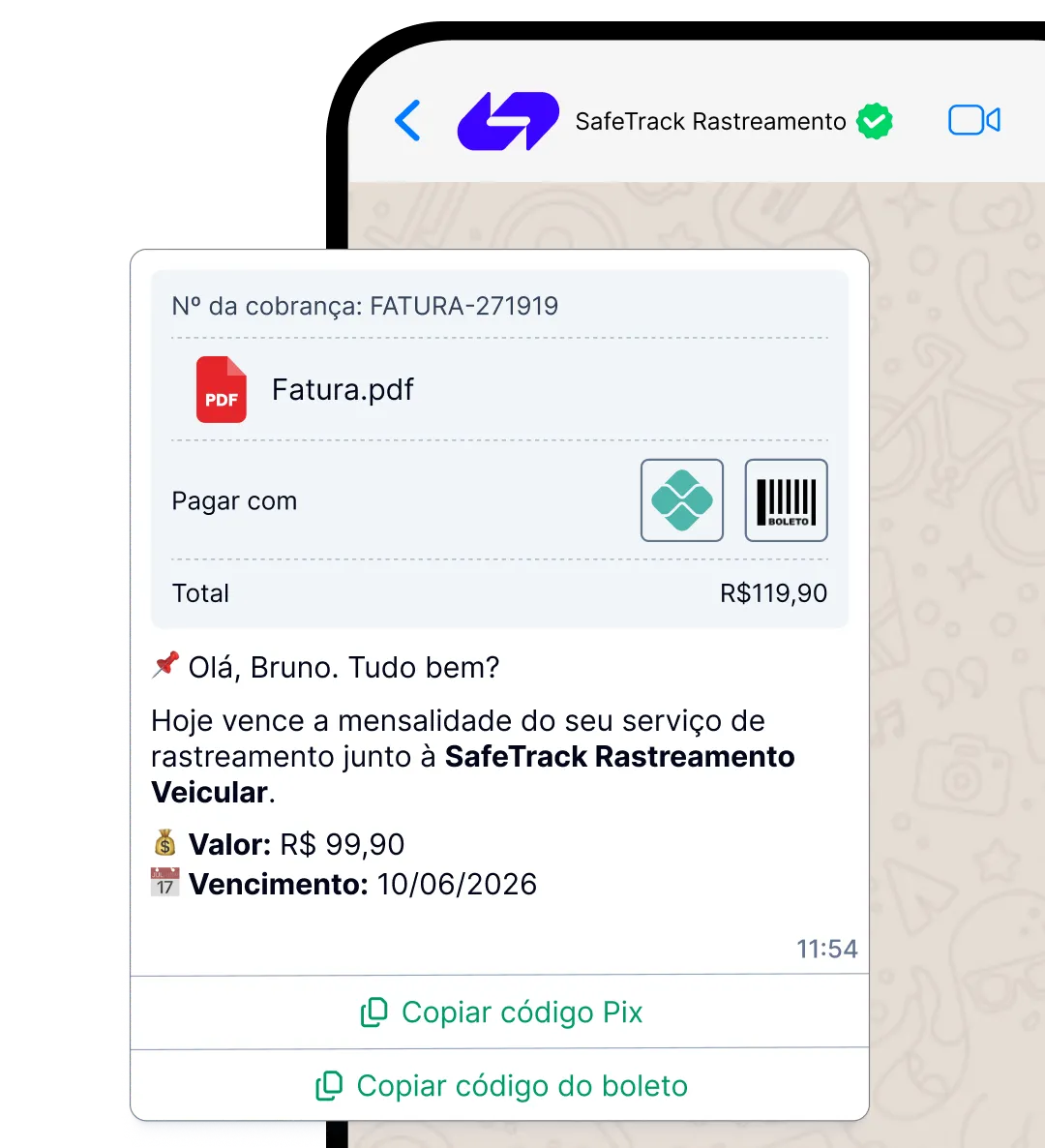 No vencimento