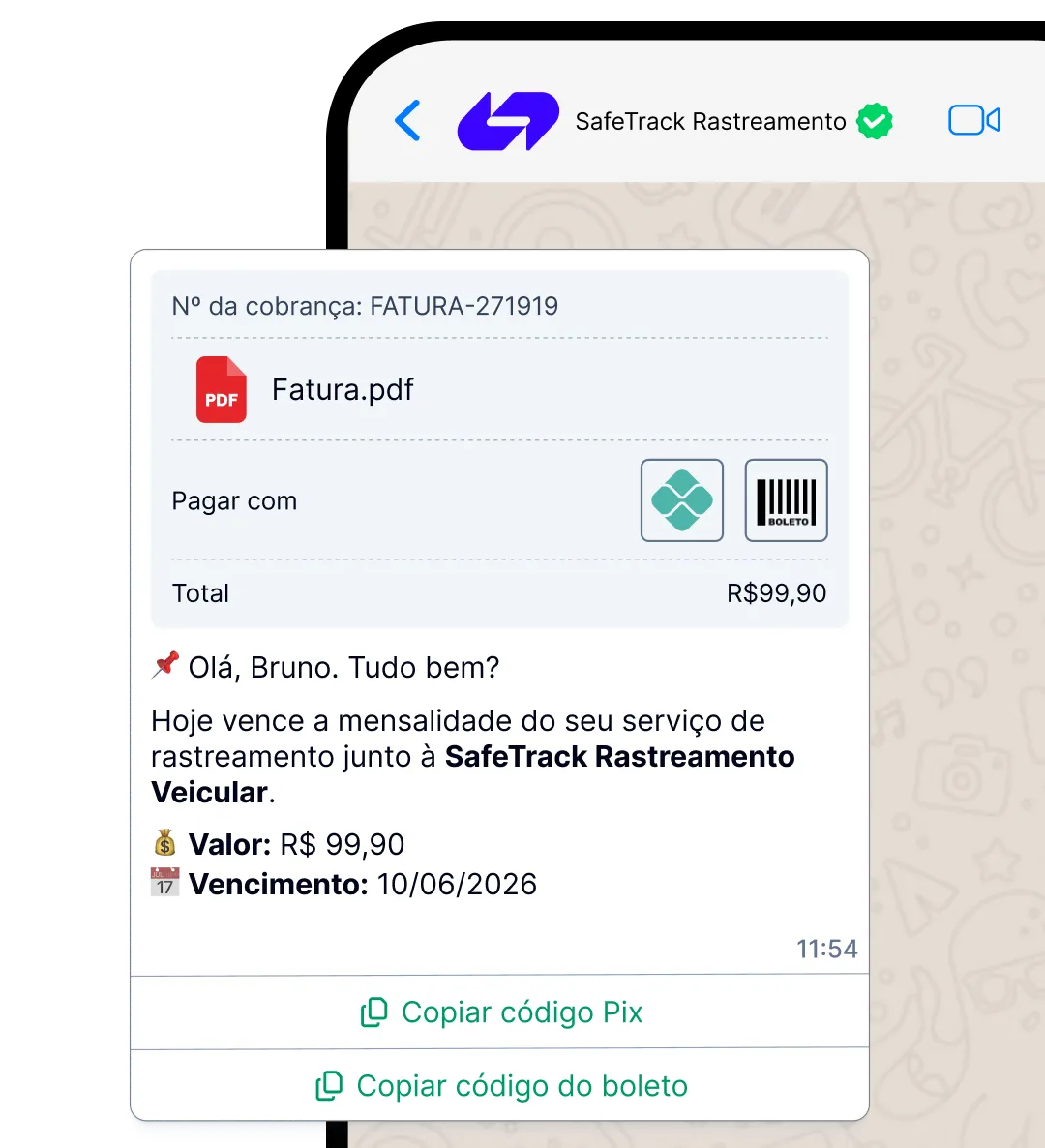 No vencimento